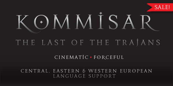 Trajan font sale