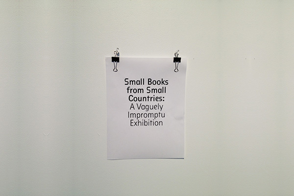 Small Books From Small Countries: An Impromptu Exhibition at VCFA