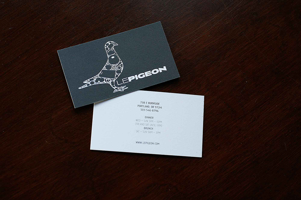 Identity design for Le Pigeon and LittleBird