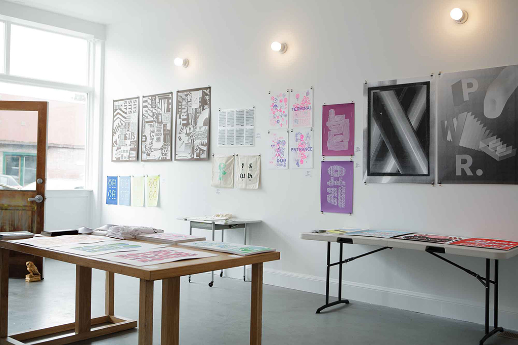 Letterfirm, an exhibition of international expressive typography